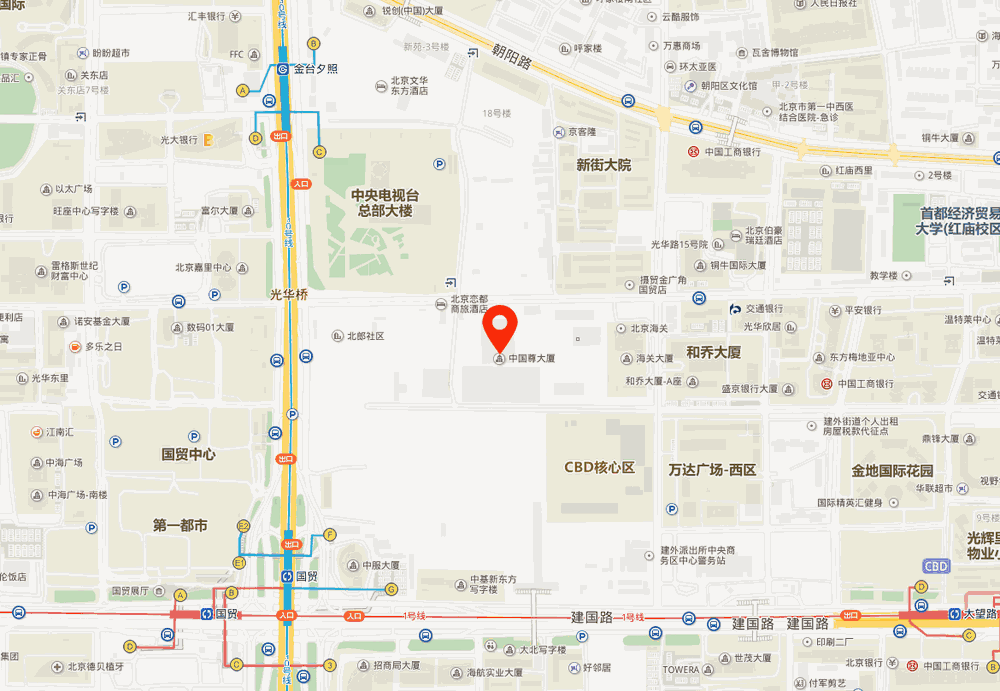 中信大厦位置地图